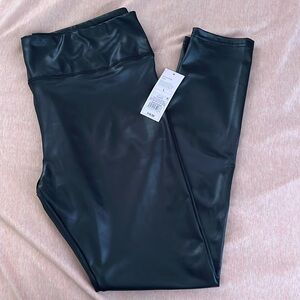 Women’s Fake Leather Shimmer Pants